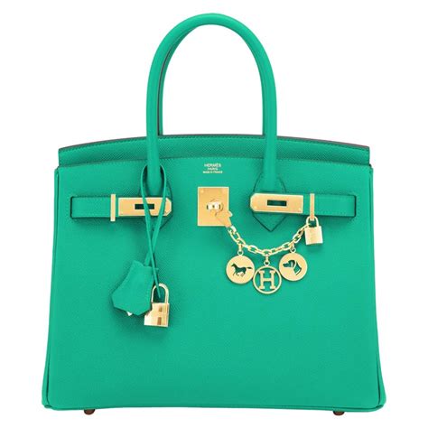 hermes vert jade epsom birkin.